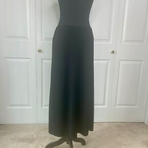 Blu’s Long Black Jersey Skirt from Size M